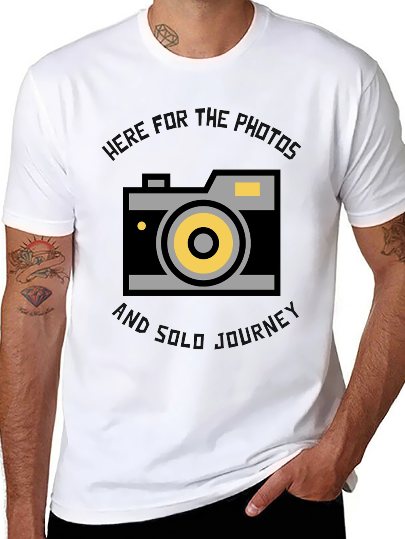Camera Graphic Tee - Travel & Photography T-Shirt