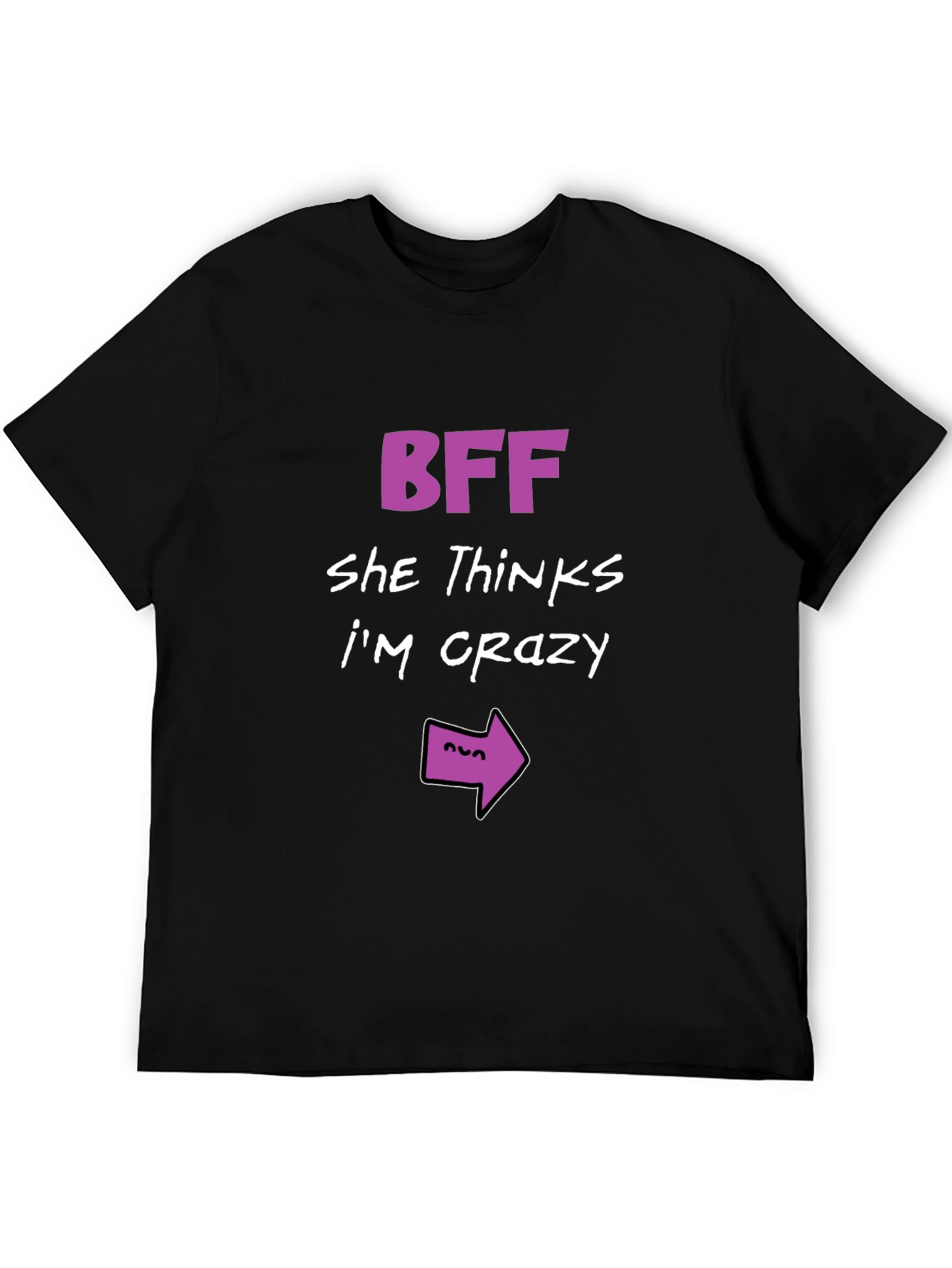 BFF Crazy Arrow T-Shirt - Funny Matching Tee