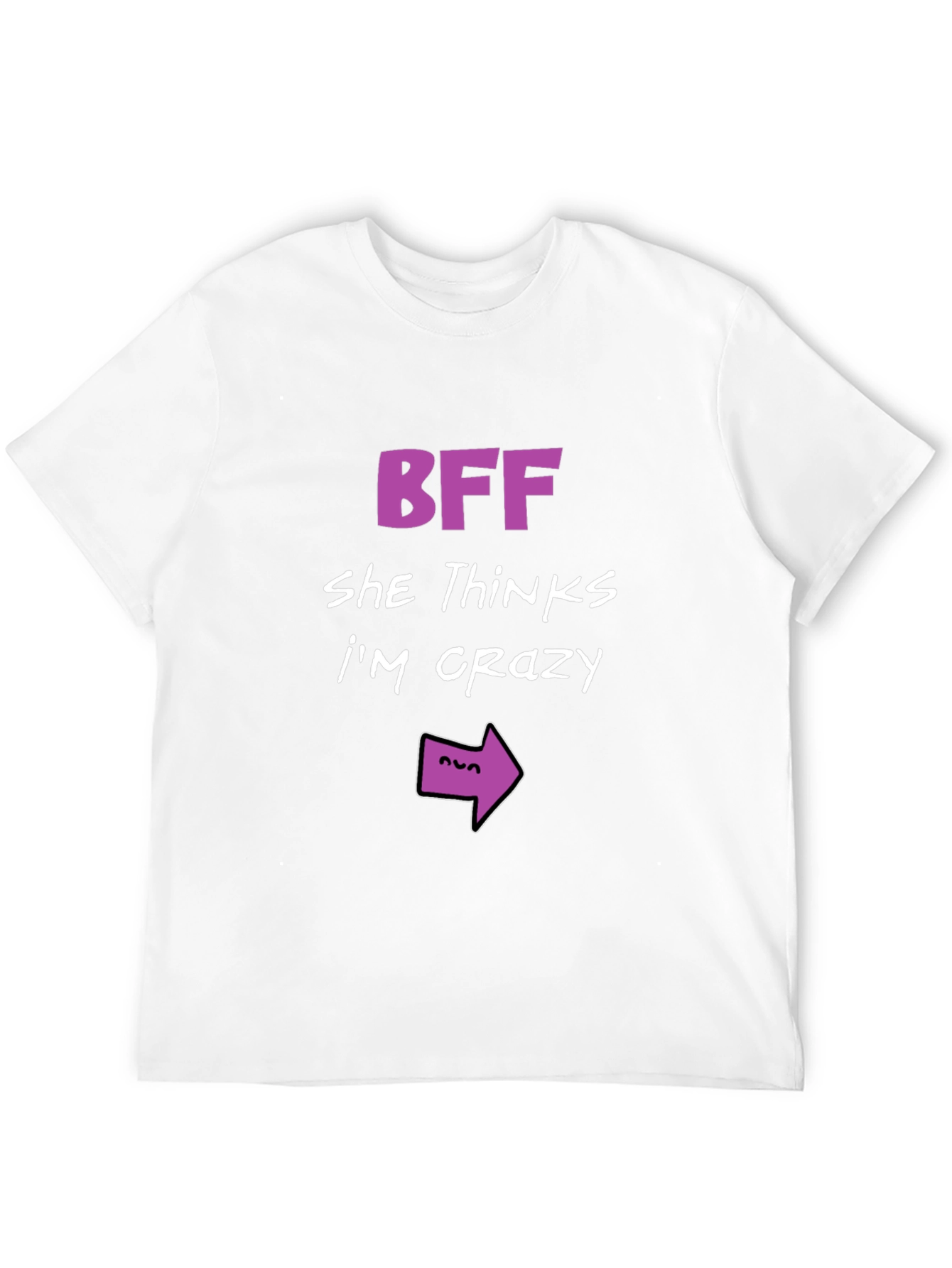 BFF Crazy Arrow T-Shirt - Funny Matching Tee