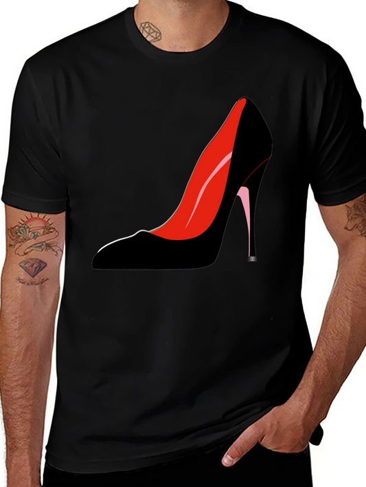 Stiletto Heel Graphic T-Shirt - Stylish Fashion Tee
