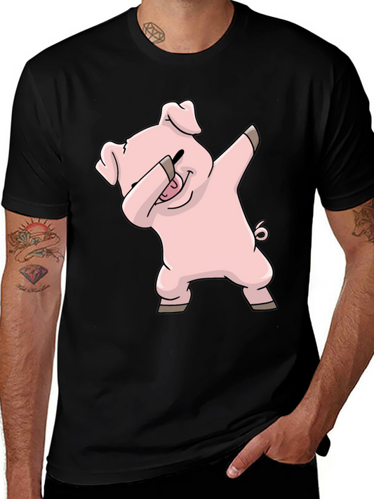 Dabbing Pig T-Shirt - Unique Design