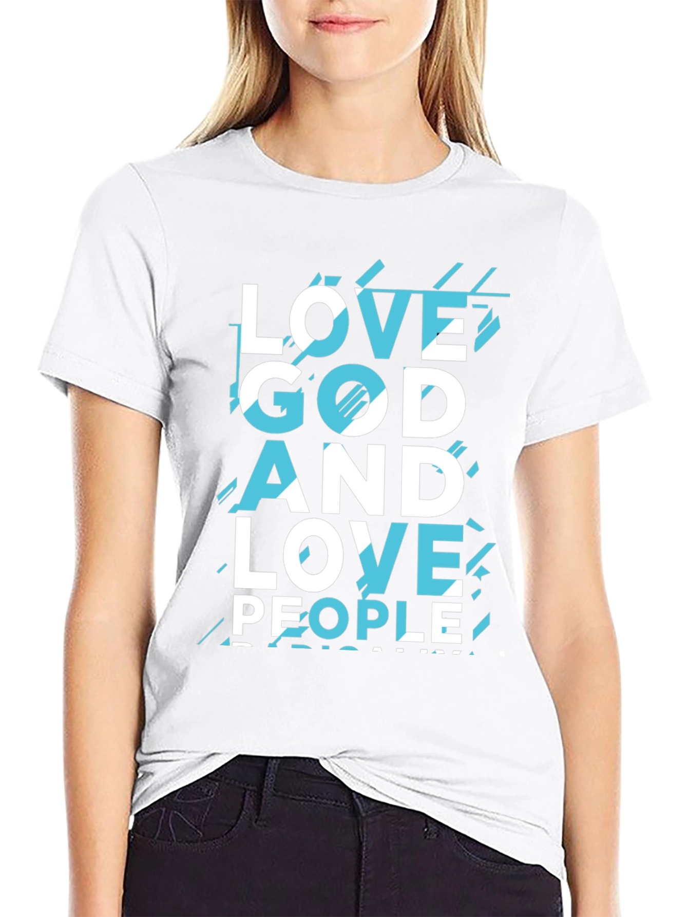 Love God and Love People Graphic Tee