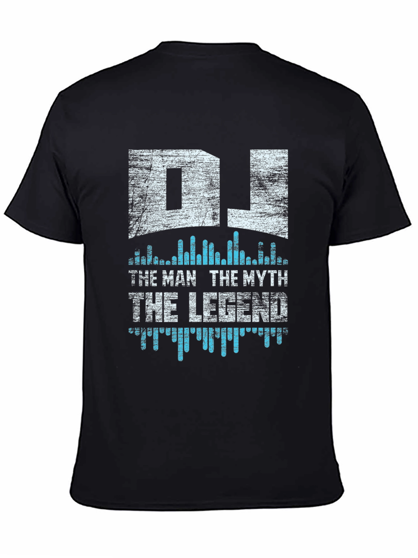DJ The Man The Myth The Legend Black T-Shirt
