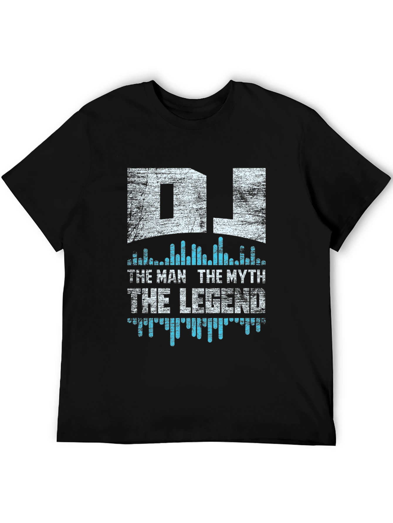 DJ The Man The Myth The Legend Black T-Shirt