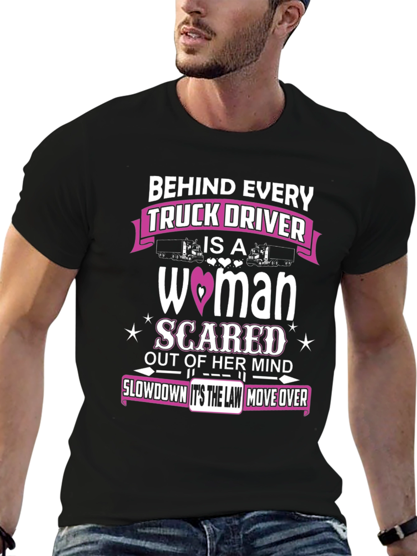 Behind Every Truck Driver T-Shirt