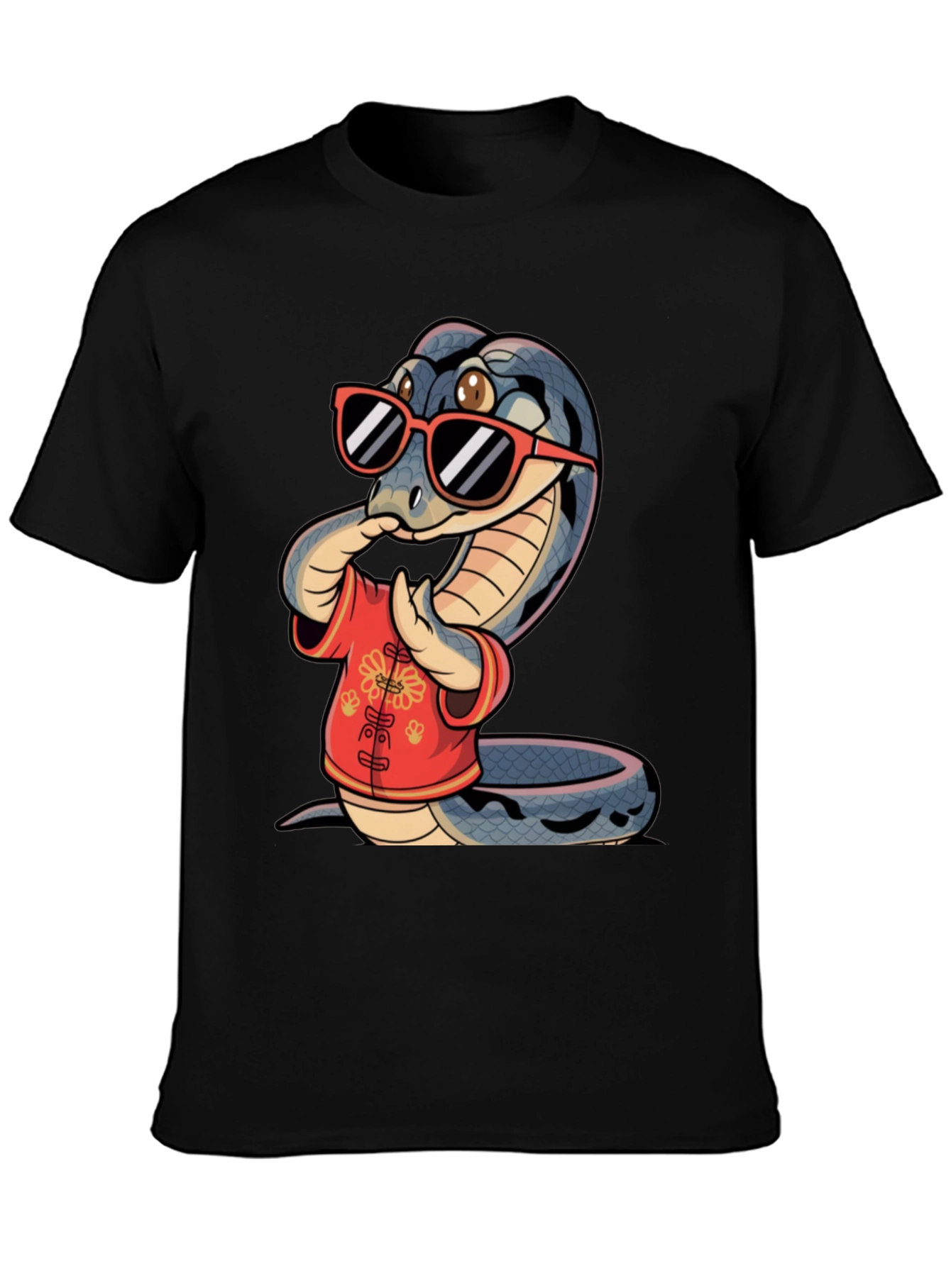 Cool Snake in Sunglasses Graphic Tee