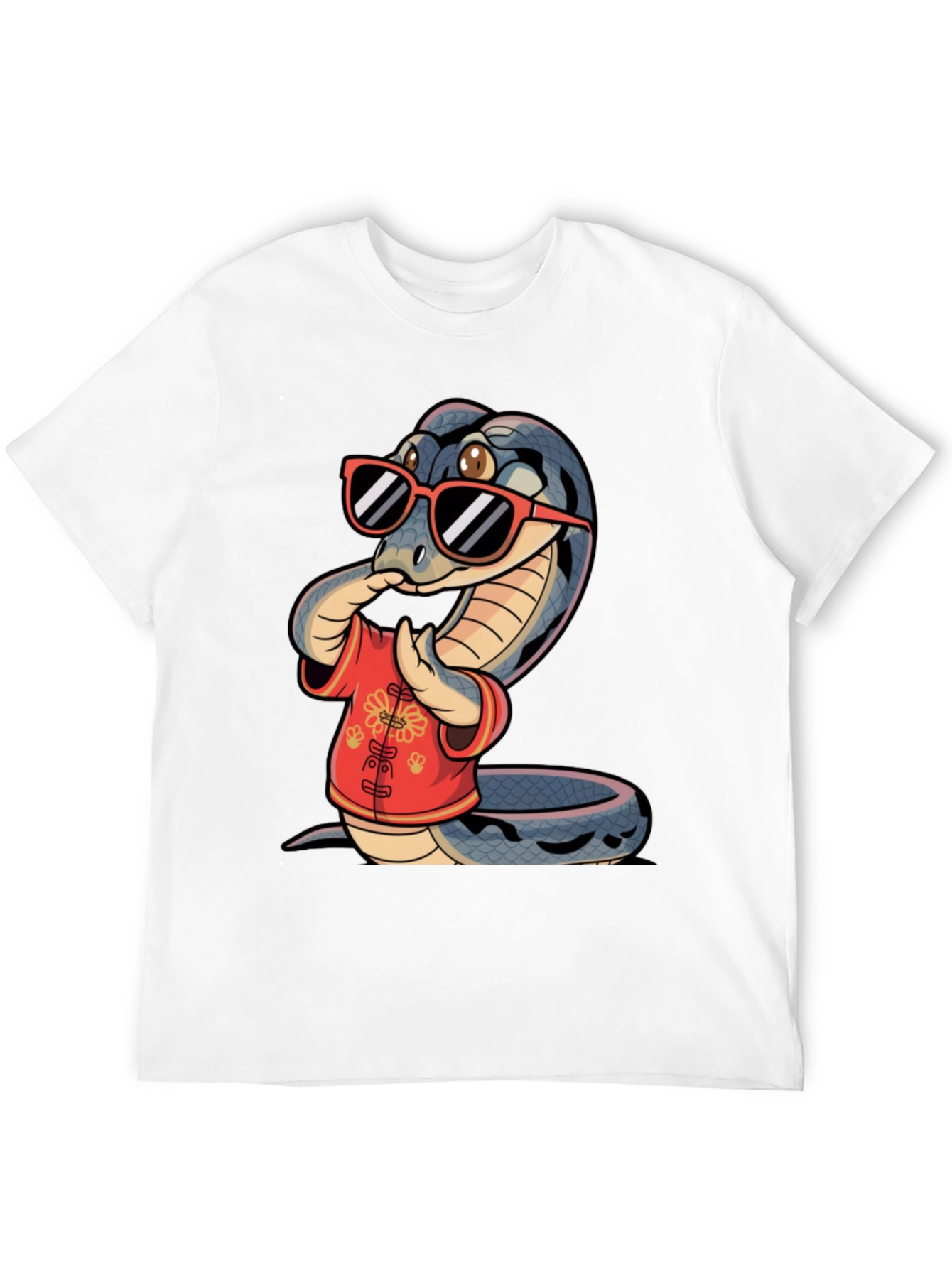 Cool Snake in Sunglasses Graphic Tee