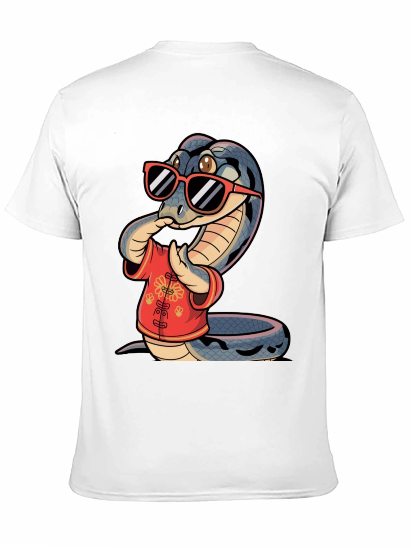 Cool Snake in Sunglasses Graphic Tee