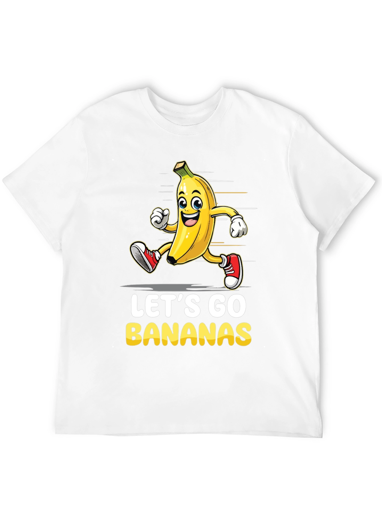 Lets Go Bananas Graphic Tee - Running Banana T-Shirt