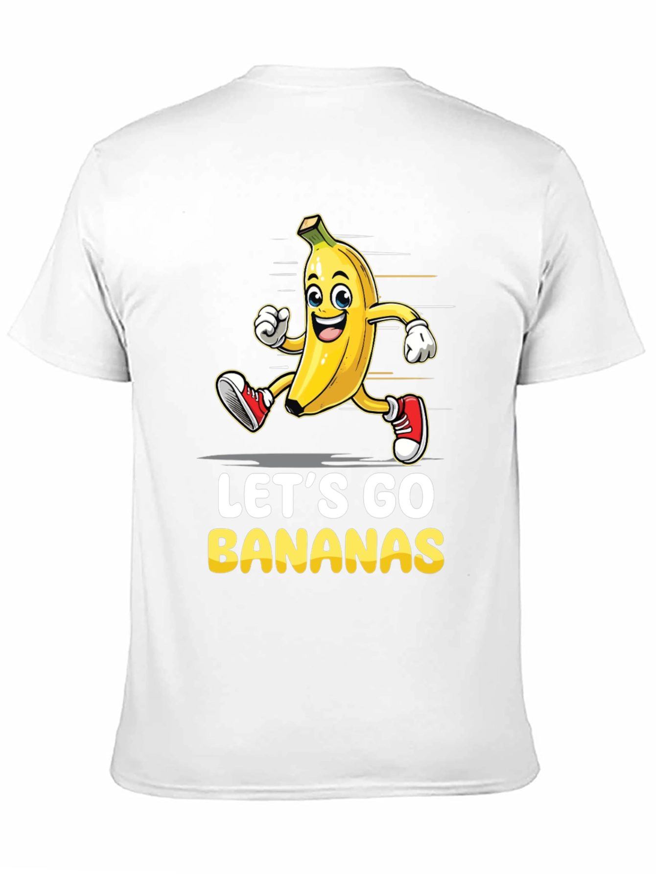 Lets Go Bananas Graphic Tee - Running Banana T-Shirt
