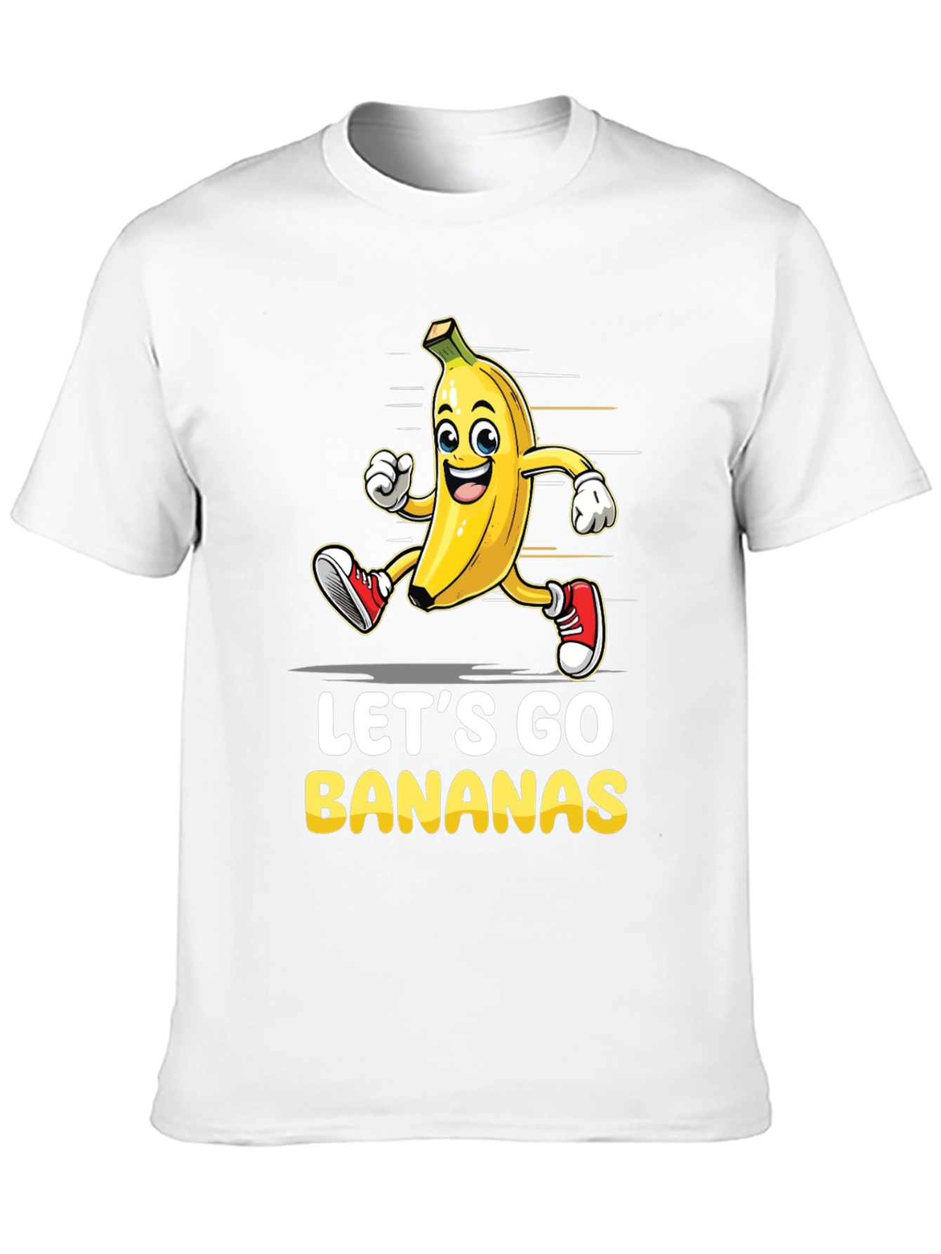 Lets Go Bananas Graphic Tee - Running Banana T-Shirt