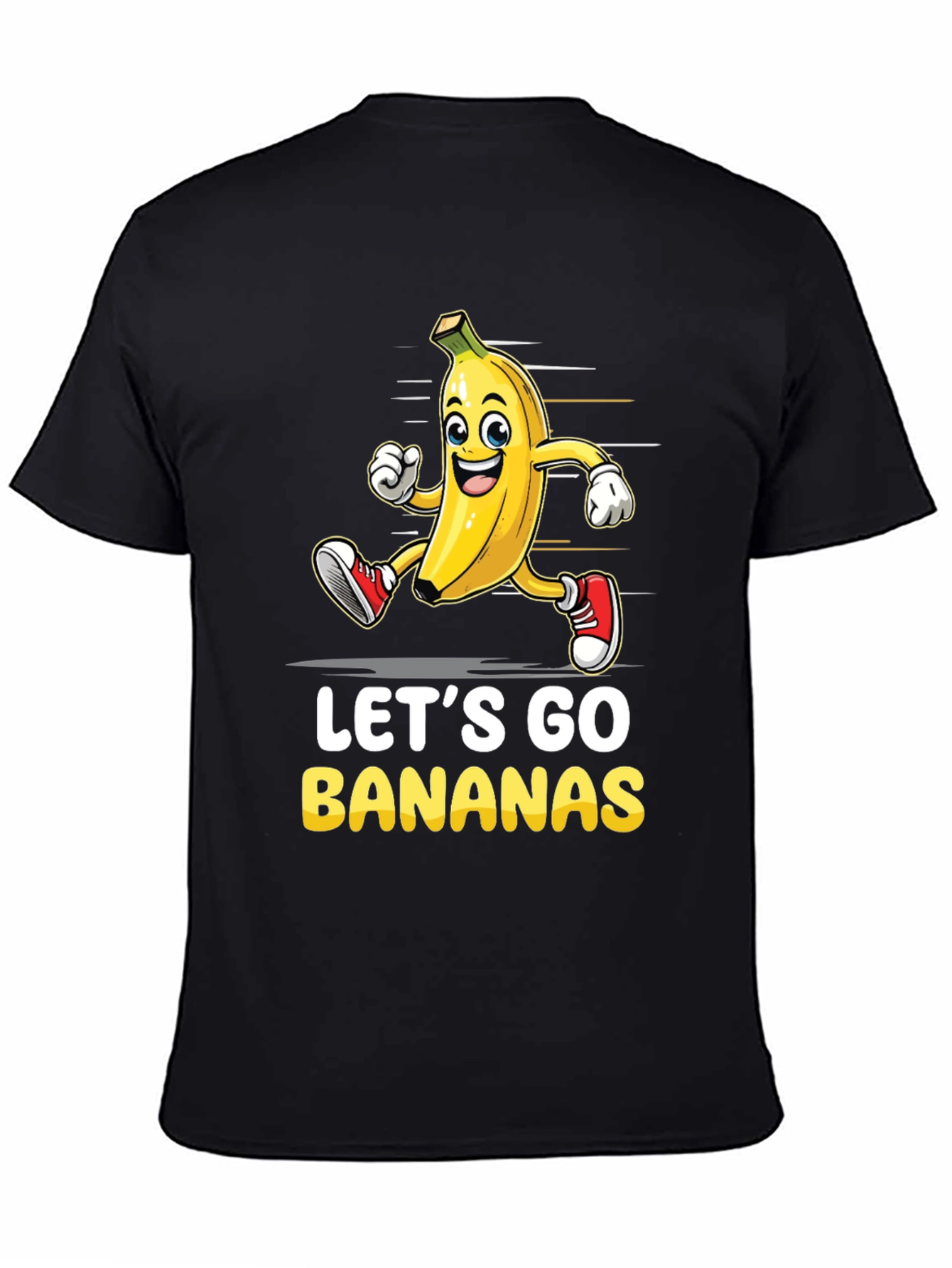 Lets Go Bananas Graphic Tee - Running Banana T-Shirt