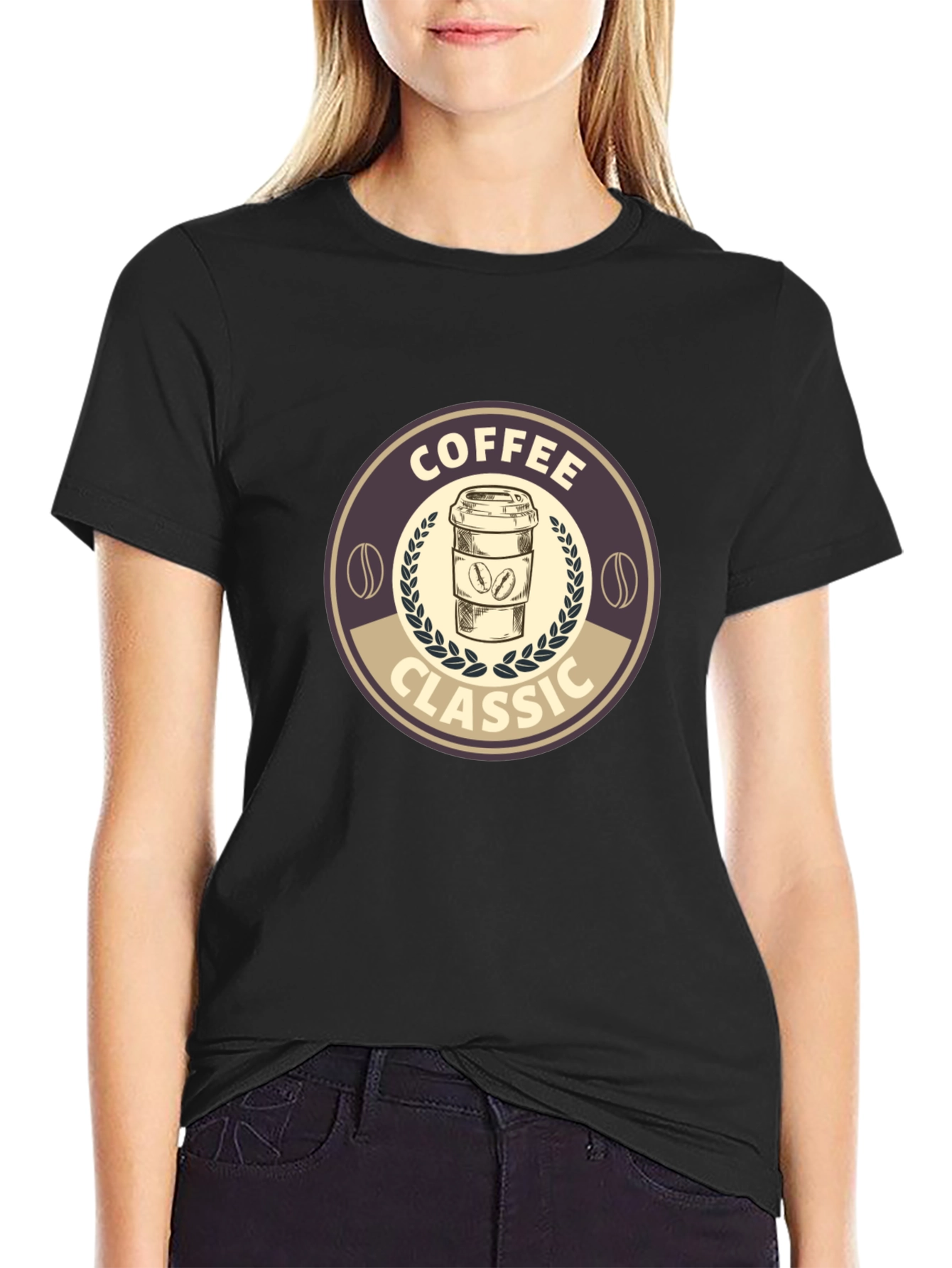 Classic Coffee Graphic Tee - Soft Cotton Blend