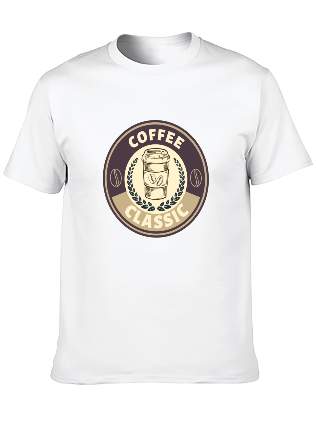 Classic Coffee Graphic Tee - Soft Cotton Blend