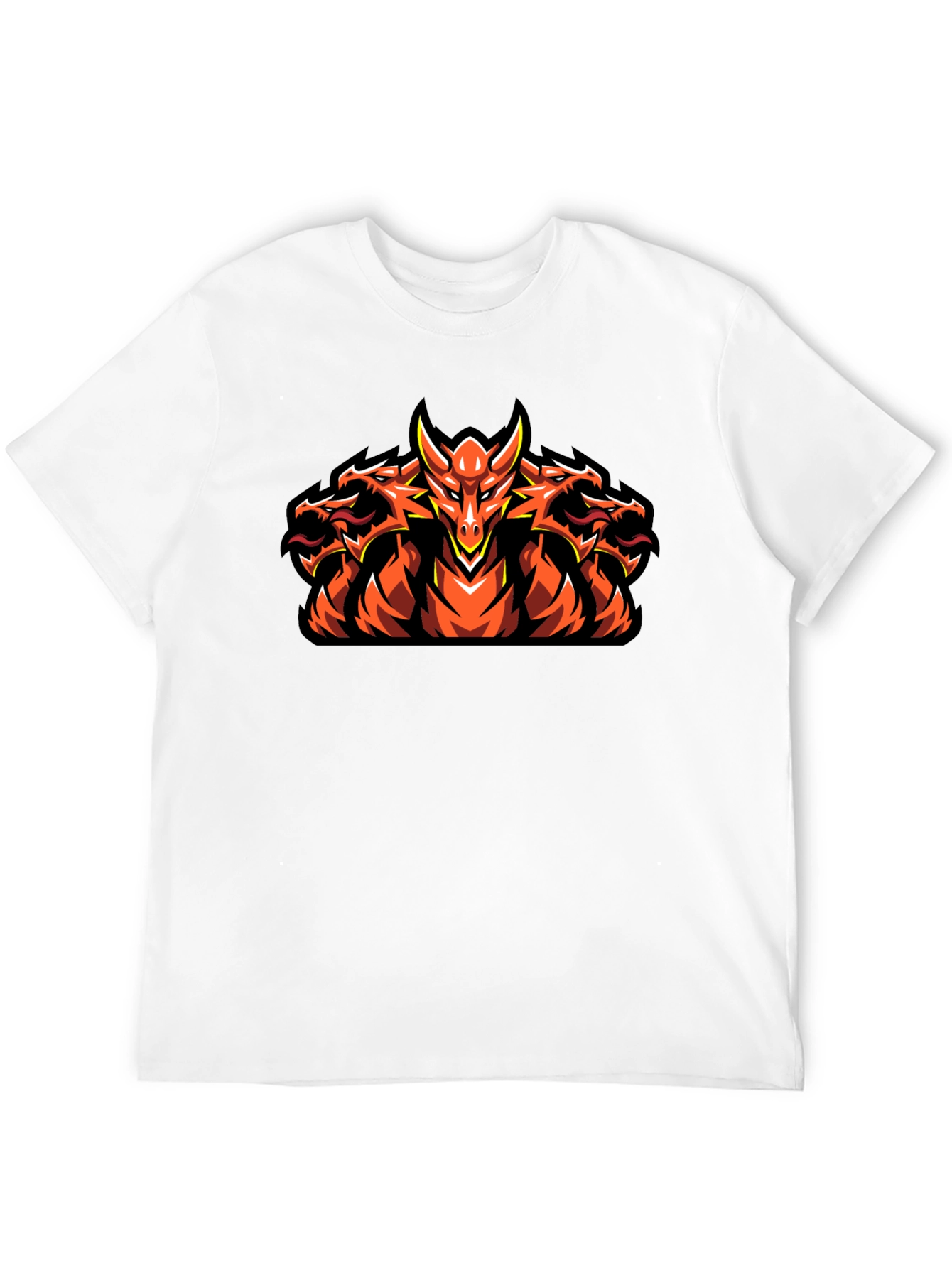 Hydra Dragon Graphic Tee - Mens Black T-Shirt