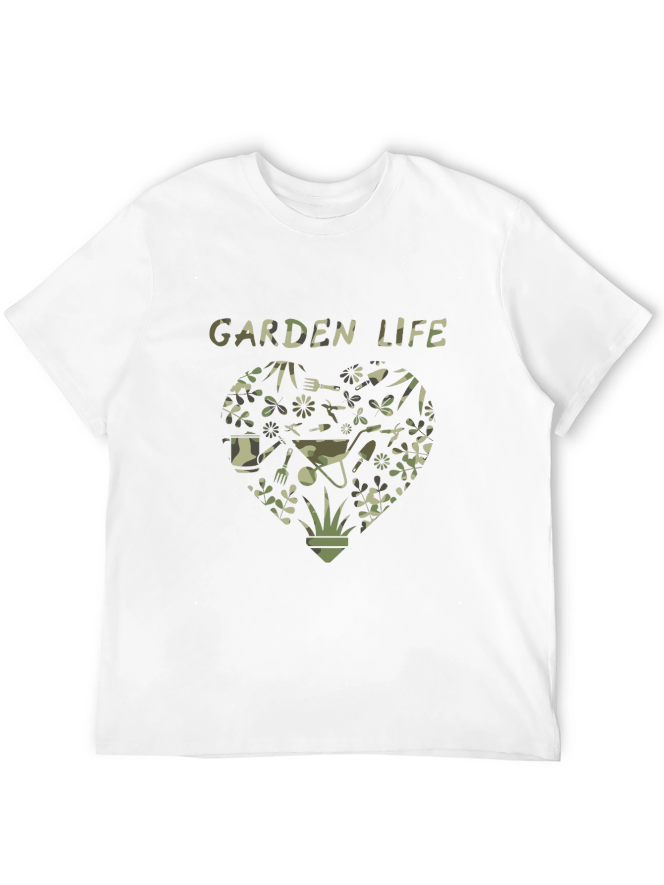 Garden Life Heart Graphic T-Shirt
