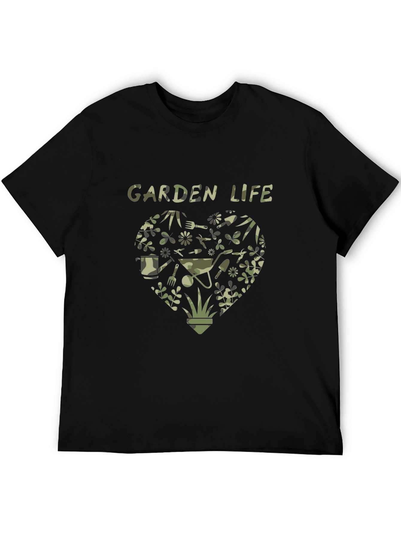 Garden Life Heart Graphic T-Shirt