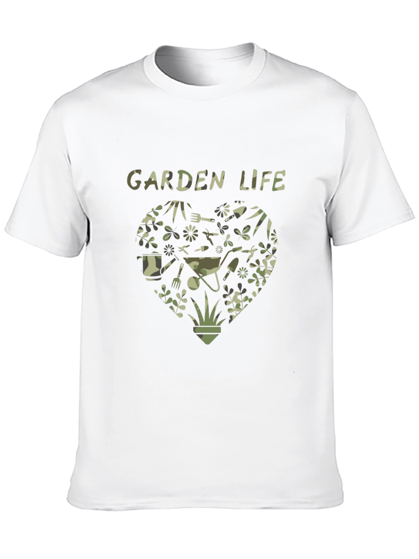 Garden Life Heart Graphic T-Shirt