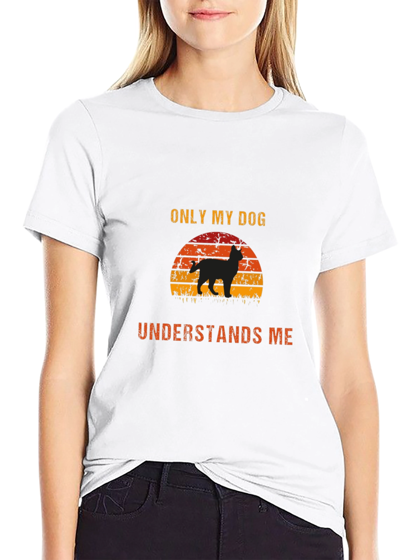Dog Lover T-Shirt - Only My Dog Understands Me