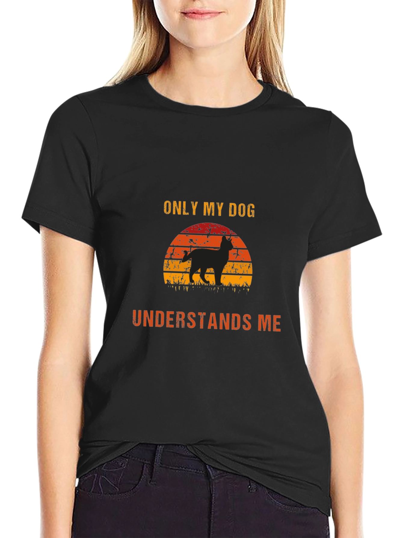 Dog Lover T-Shirt - Only My Dog Understands Me