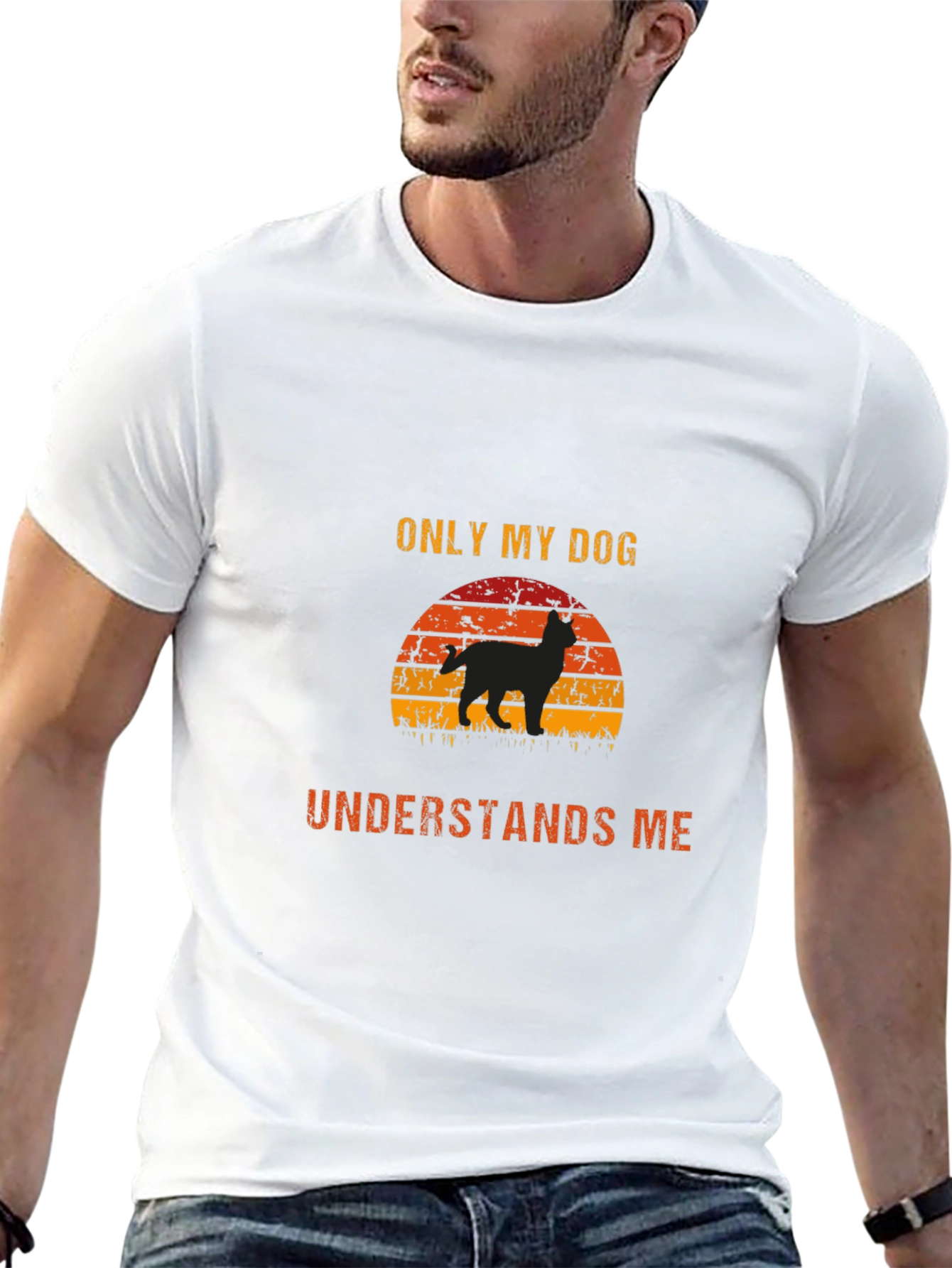 Dog Lover T-Shirt - Only My Dog Understands Me