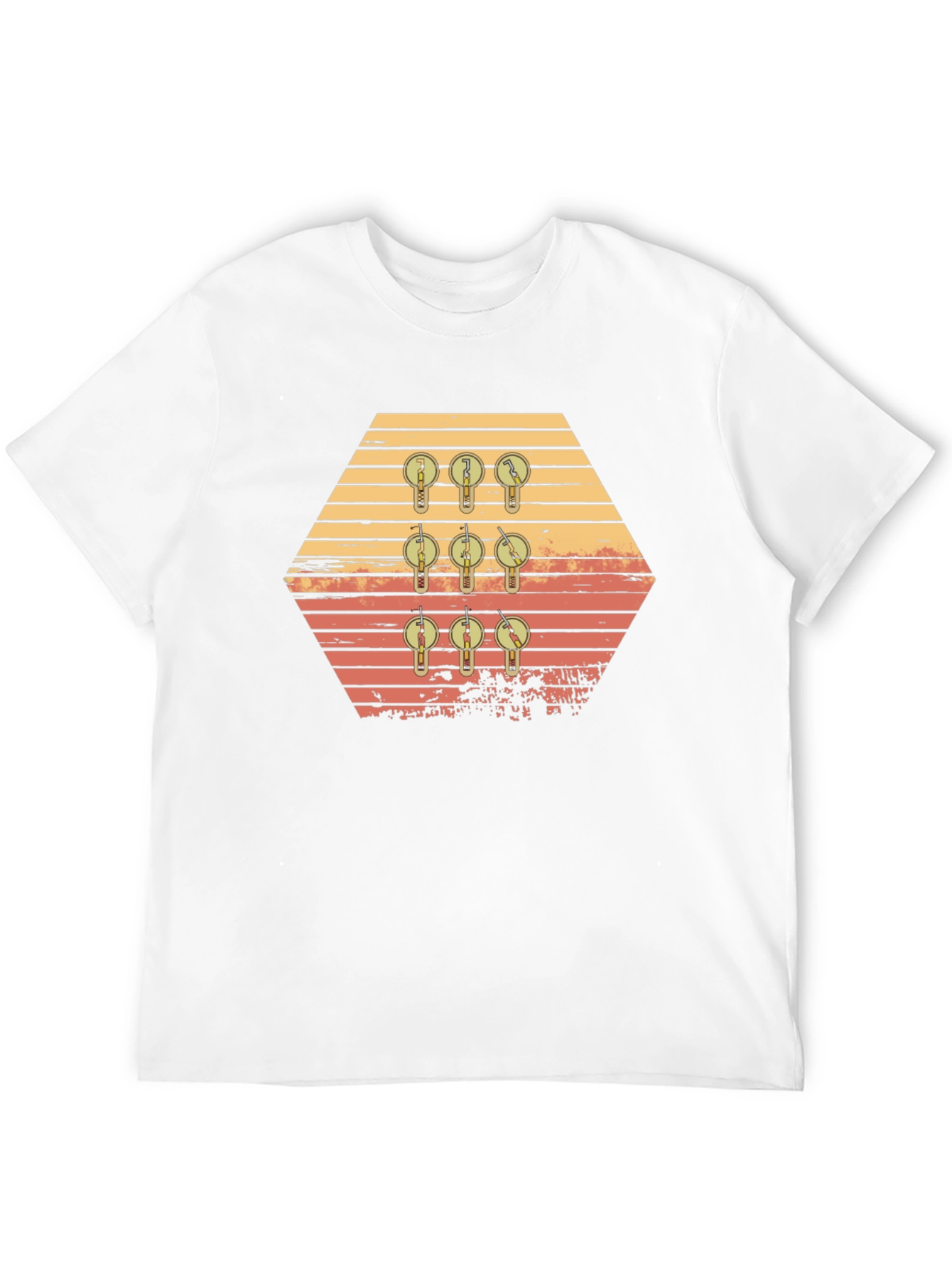 Retro Keys Graphic Tee - Black