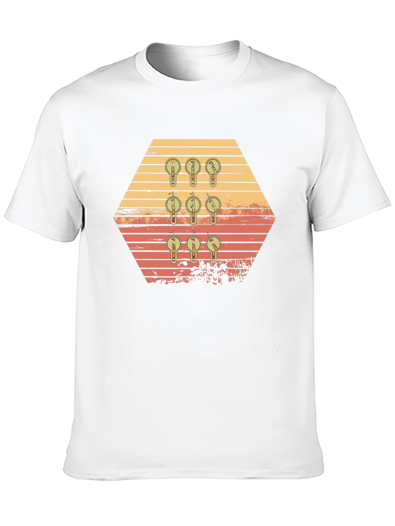 Retro Keys Graphic Tee - Black