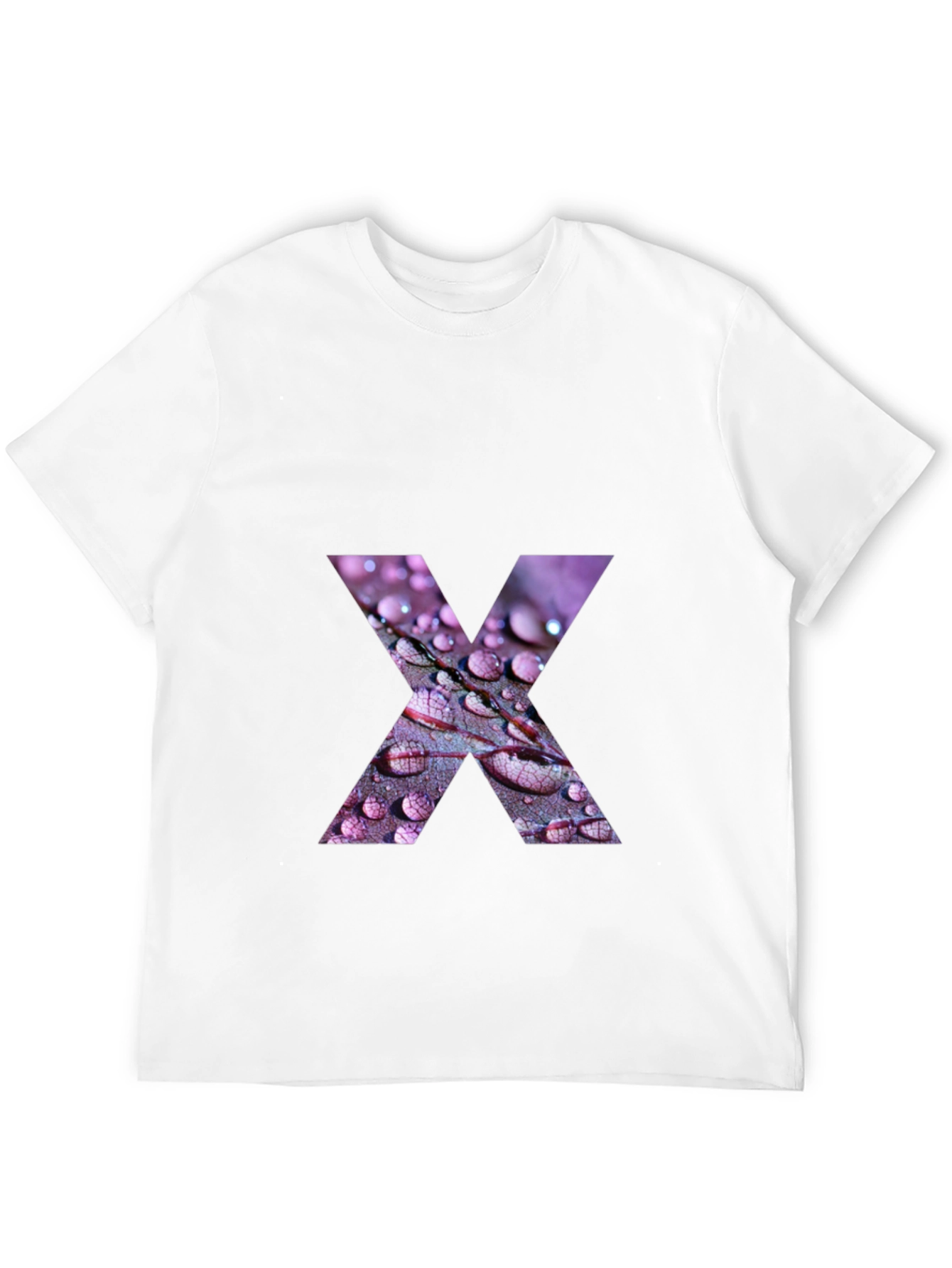 Abstract X Graphic Tee - Stylish Black Cotton T-Shirt