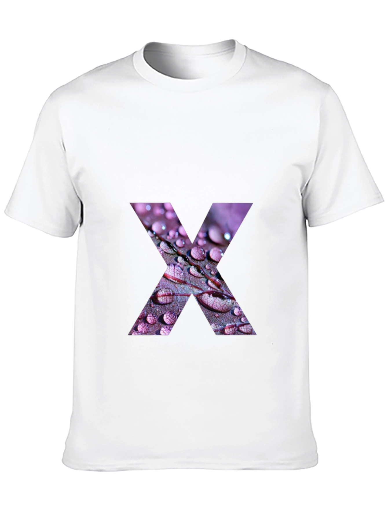 Abstract X Graphic Tee - Stylish Black Cotton T-Shirt