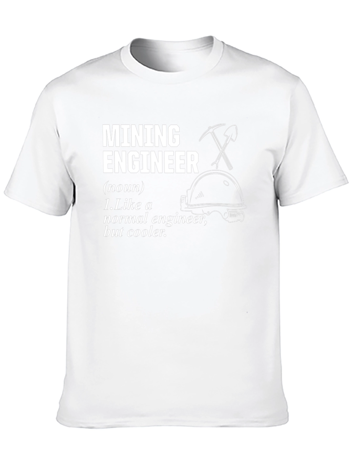Mining Engineer Definition Black T-Shirt