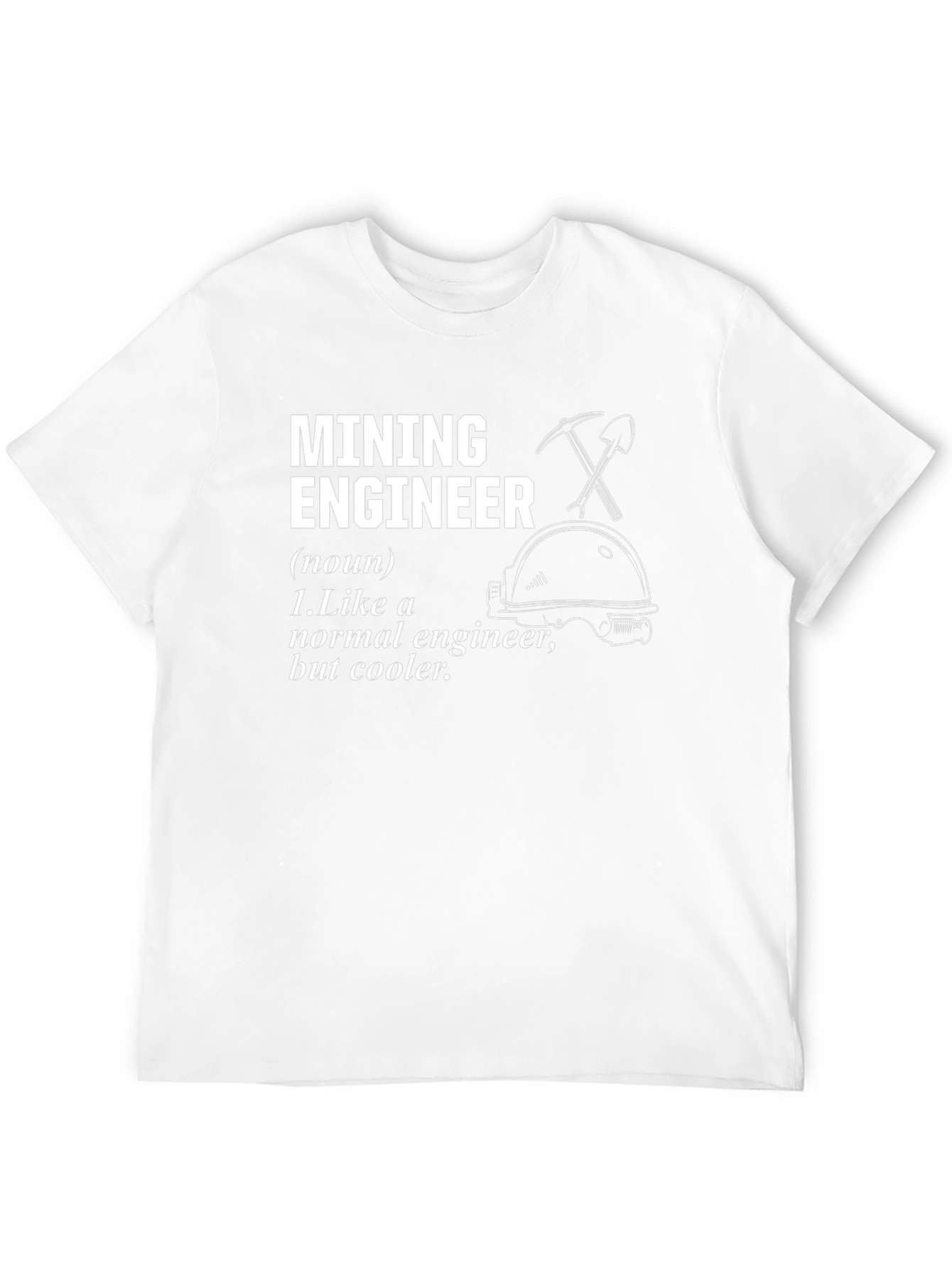 Mining Engineer Definition Black T-Shirt