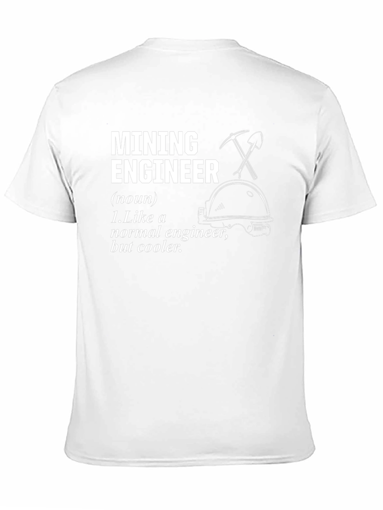 Mining Engineer Definition Black T-Shirt