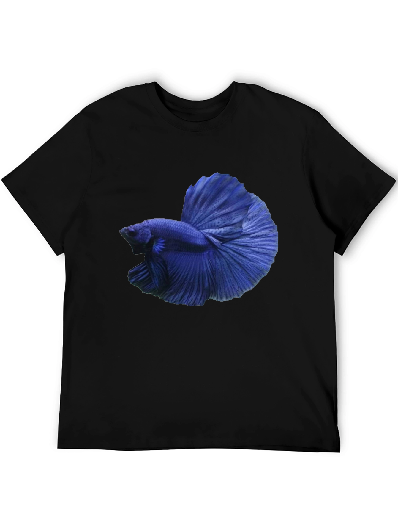 Blue Betta Fish Graphic T-Shirt - Stylish Casual Tee