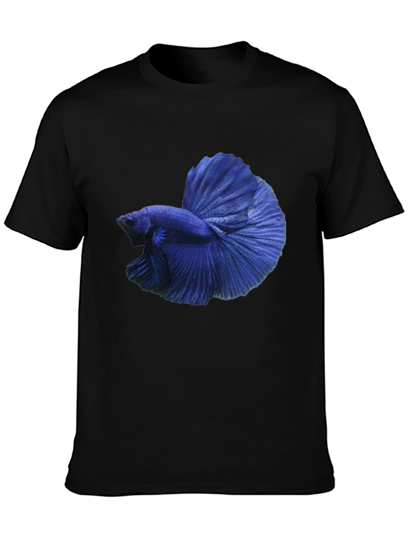 Blue Betta Fish Graphic T-Shirt - Stylish Casual Tee