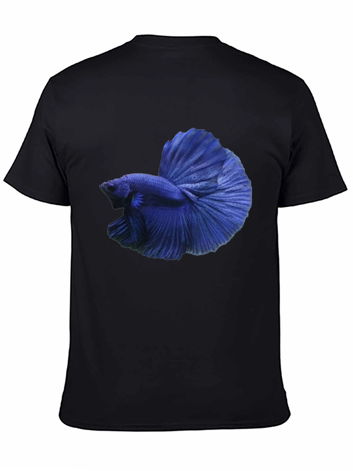 Blue Betta Fish Graphic T-Shirt - Stylish Casual Tee