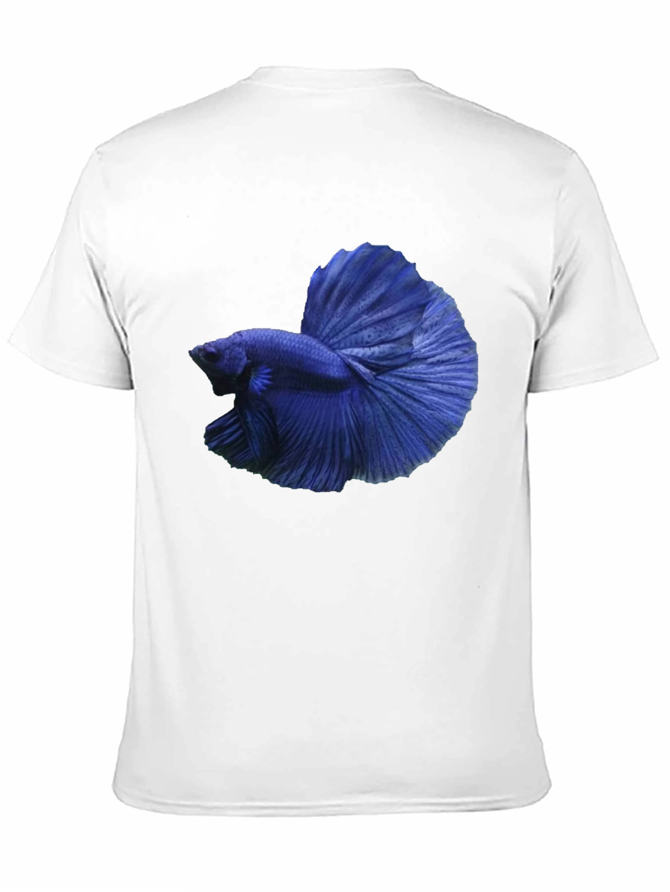 Blue Betta Fish Graphic T-Shirt - Stylish Casual Tee