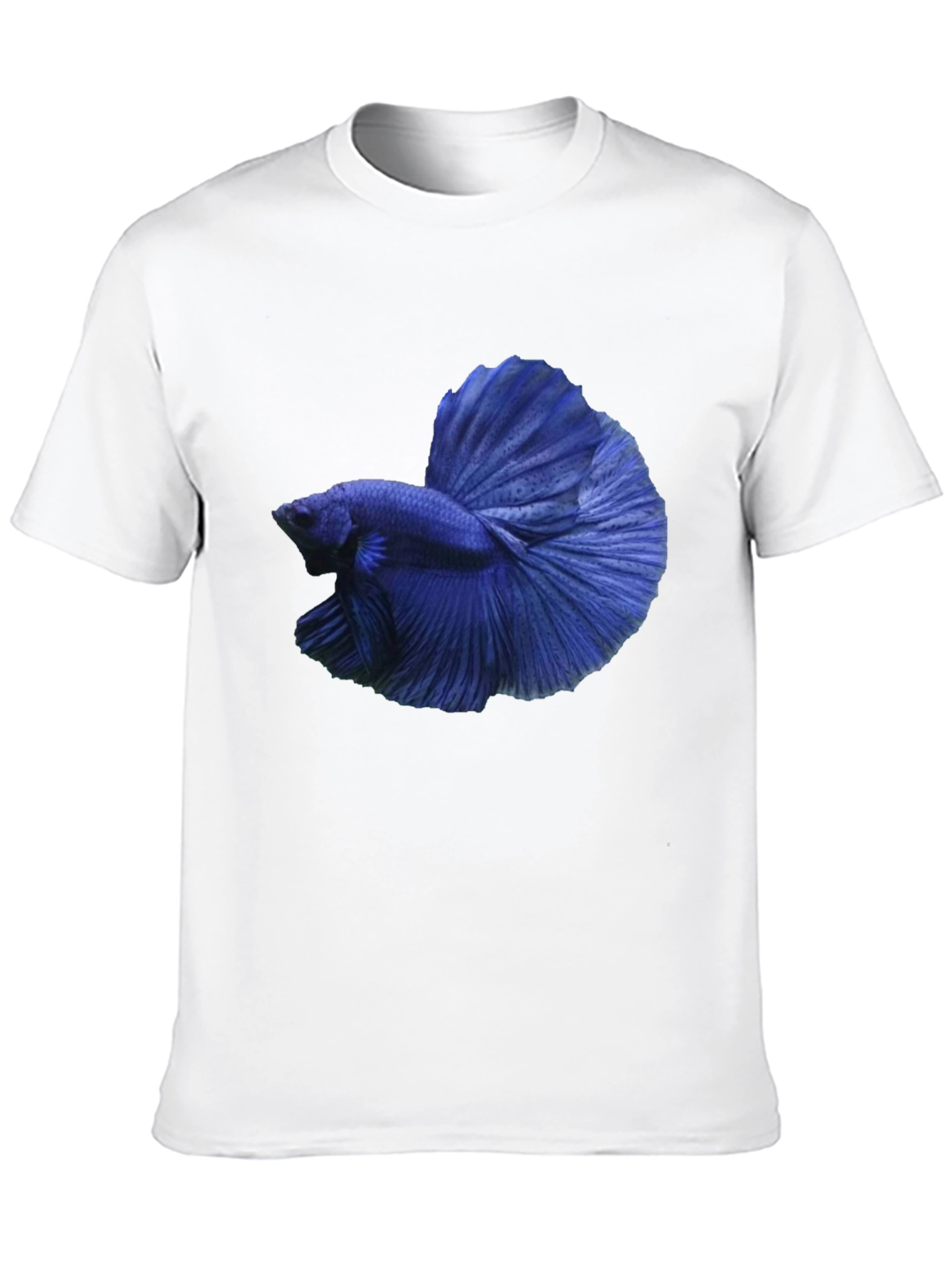 Blue Betta Fish Graphic T-Shirt - Stylish Casual Tee
