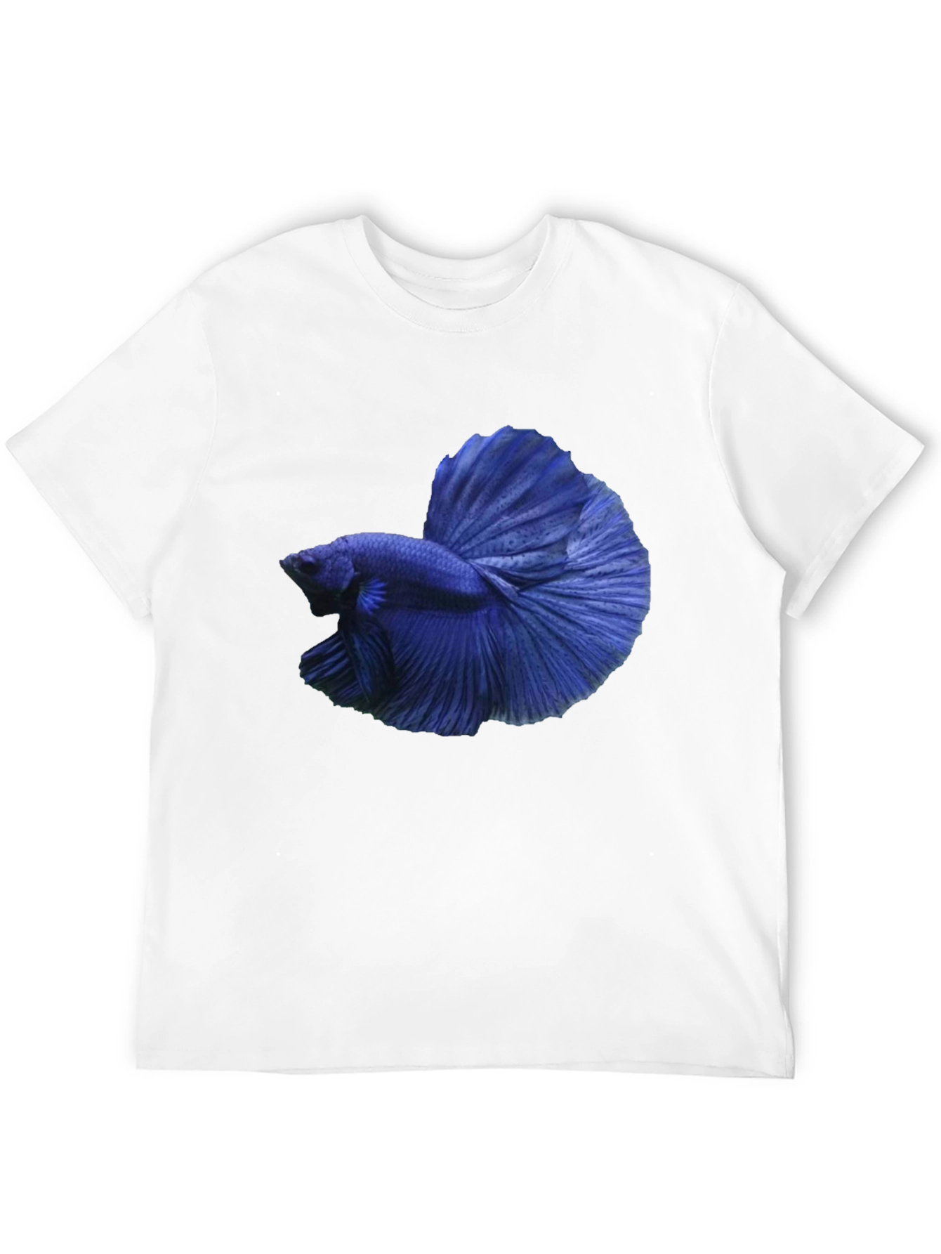 Blue Betta Fish Graphic T-Shirt - Stylish Casual Tee