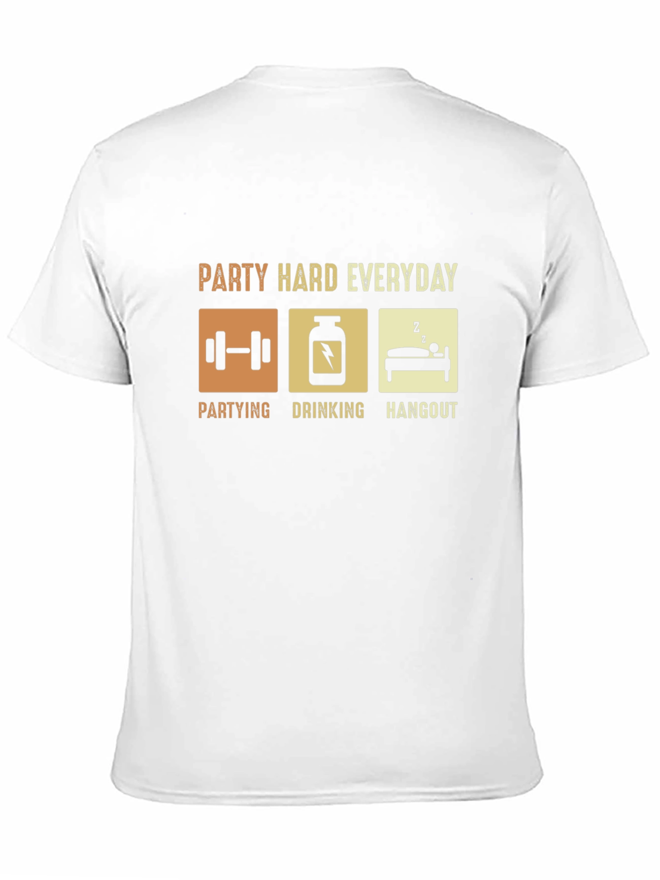 Party Hard Everyday Graphic T-Shirt - Black