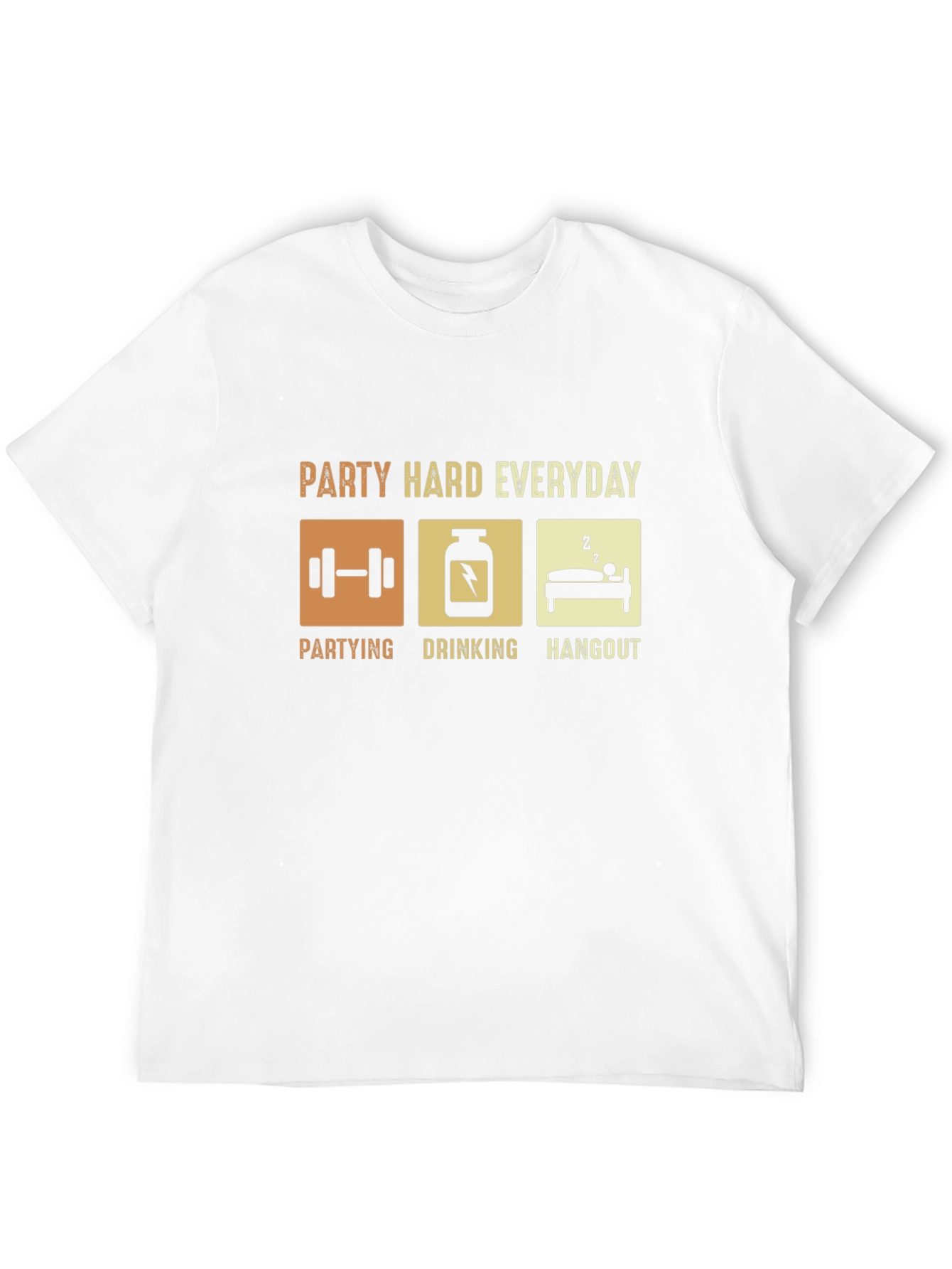 Party Hard Everyday Graphic T-Shirt - Black