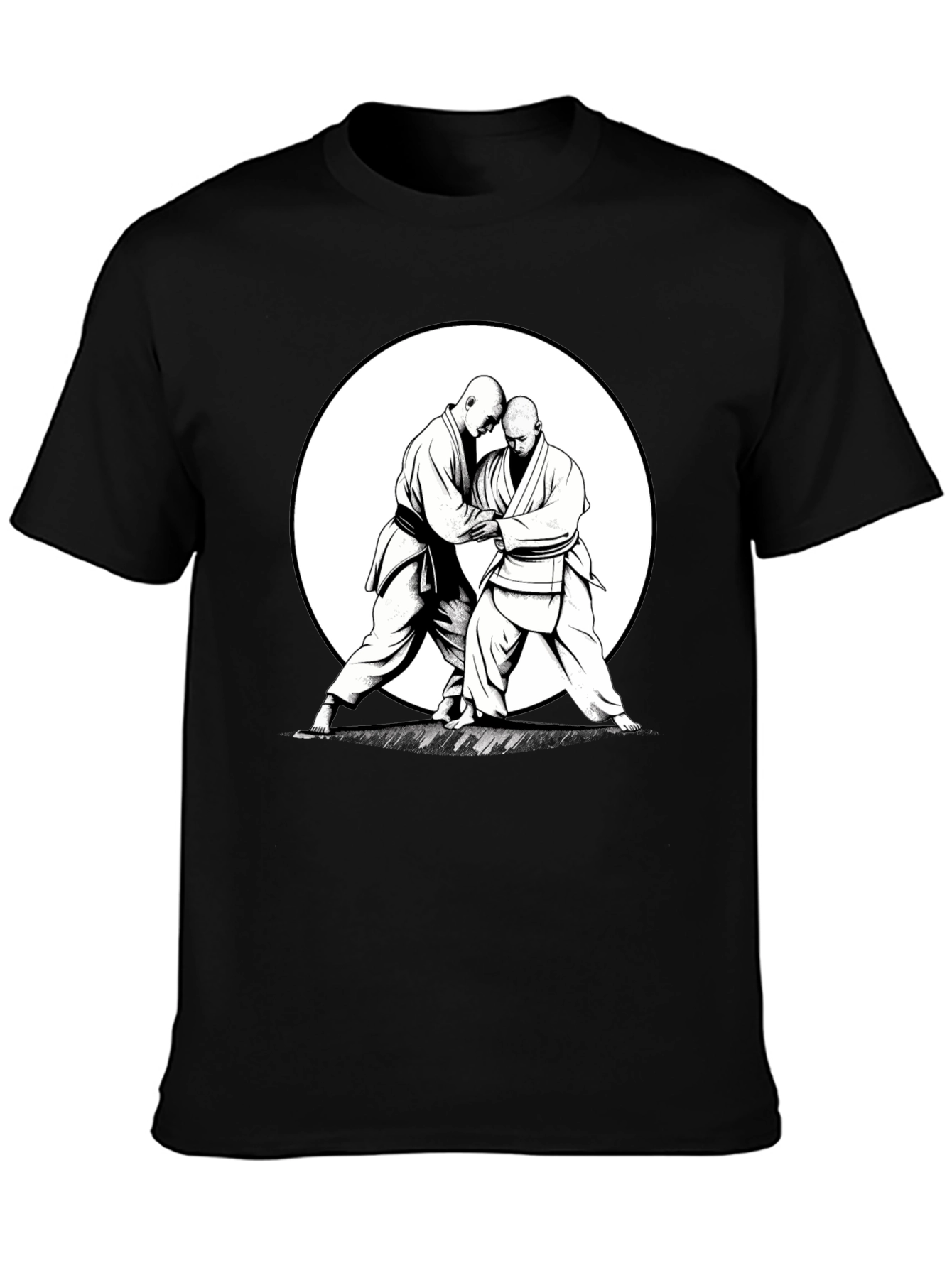 Black Judo T-Shirt: Martial Arts Design