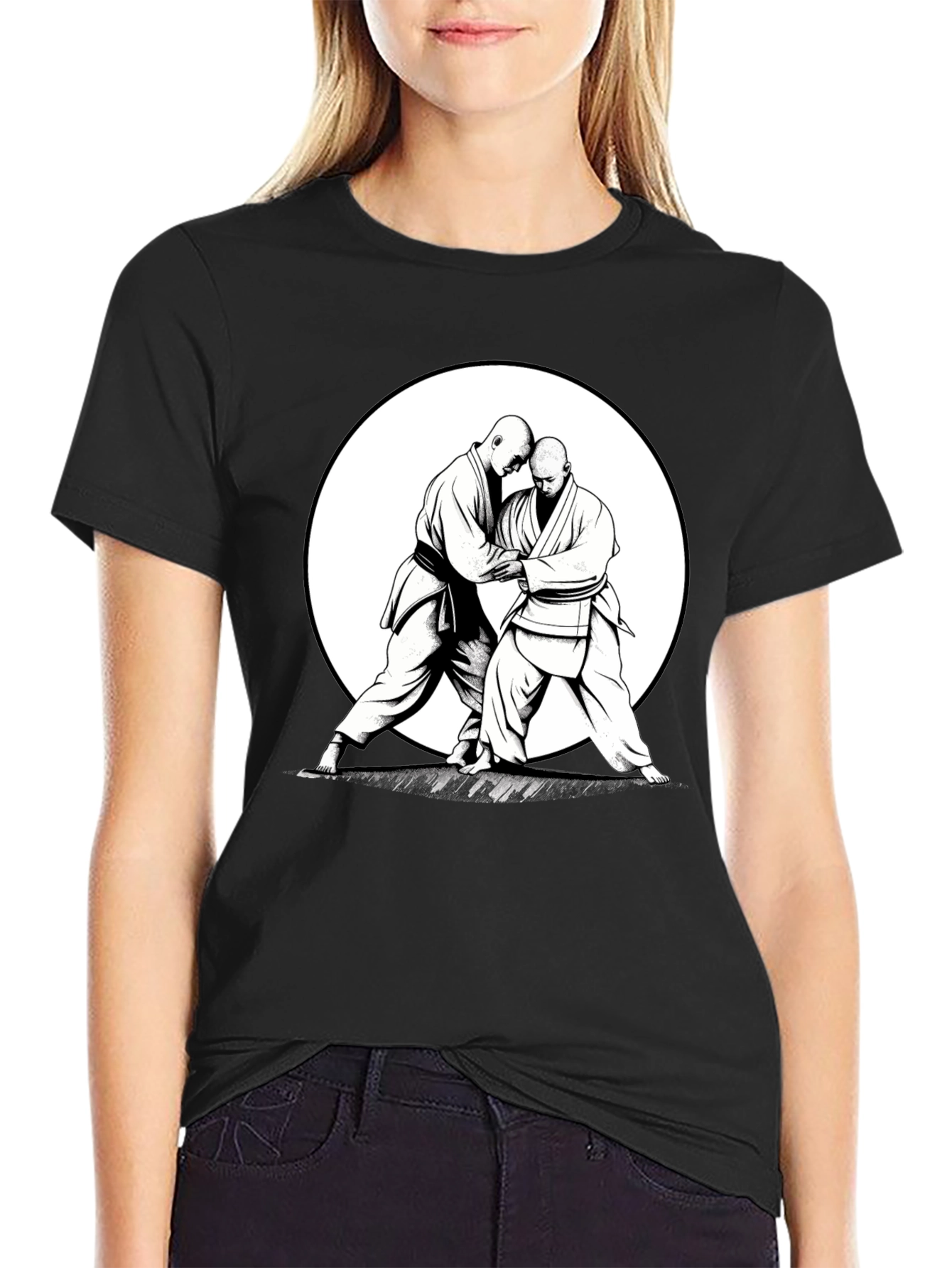 Black Judo T-Shirt: Martial Arts Design