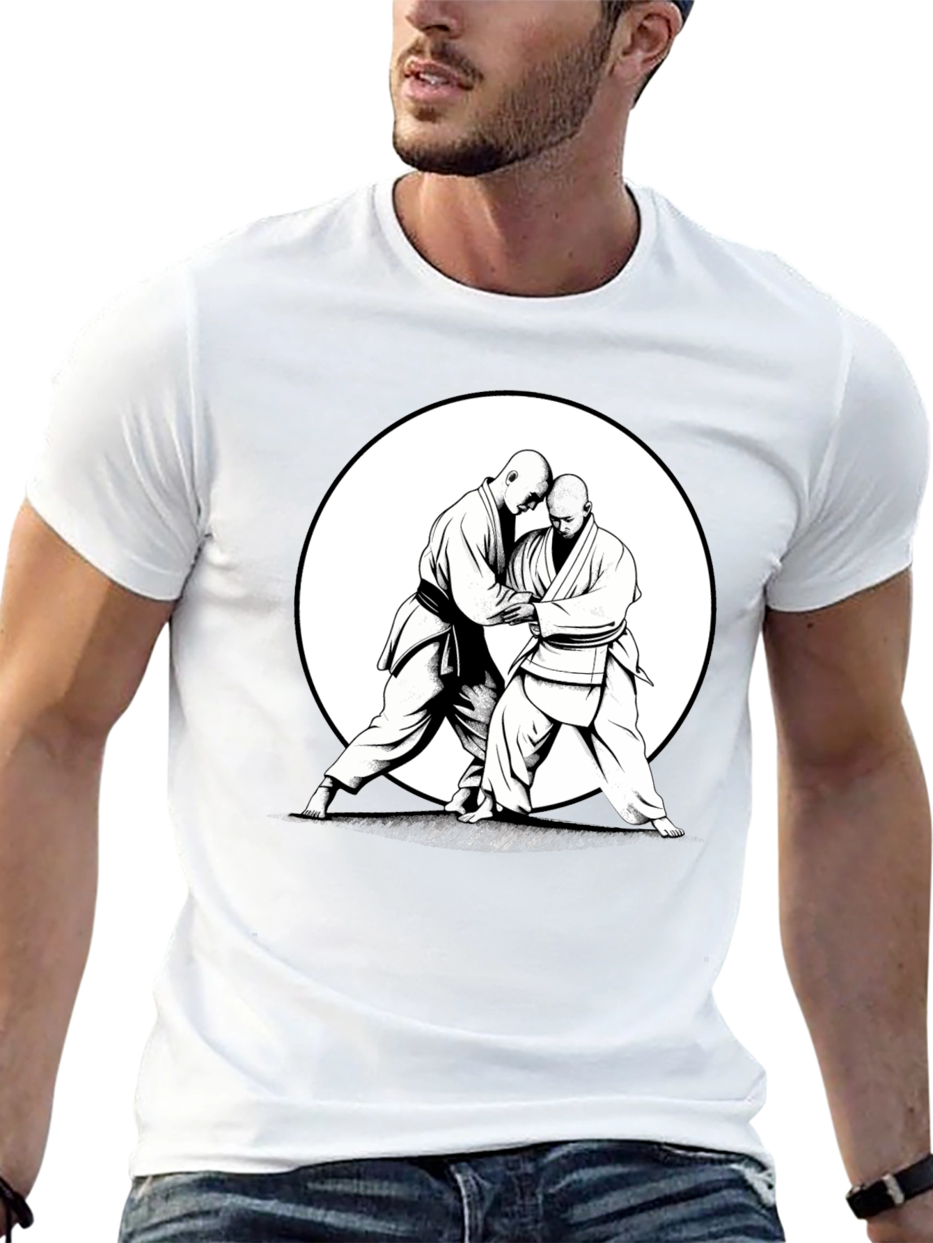 Black Judo T-Shirt: Martial Arts Design