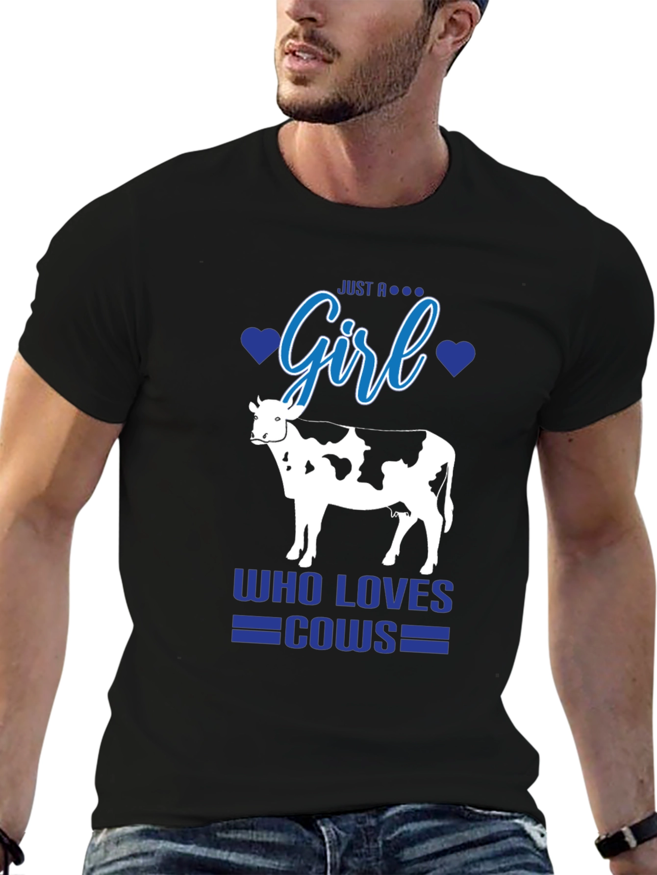 Just A Girl Who Loves Cows T-Shirt