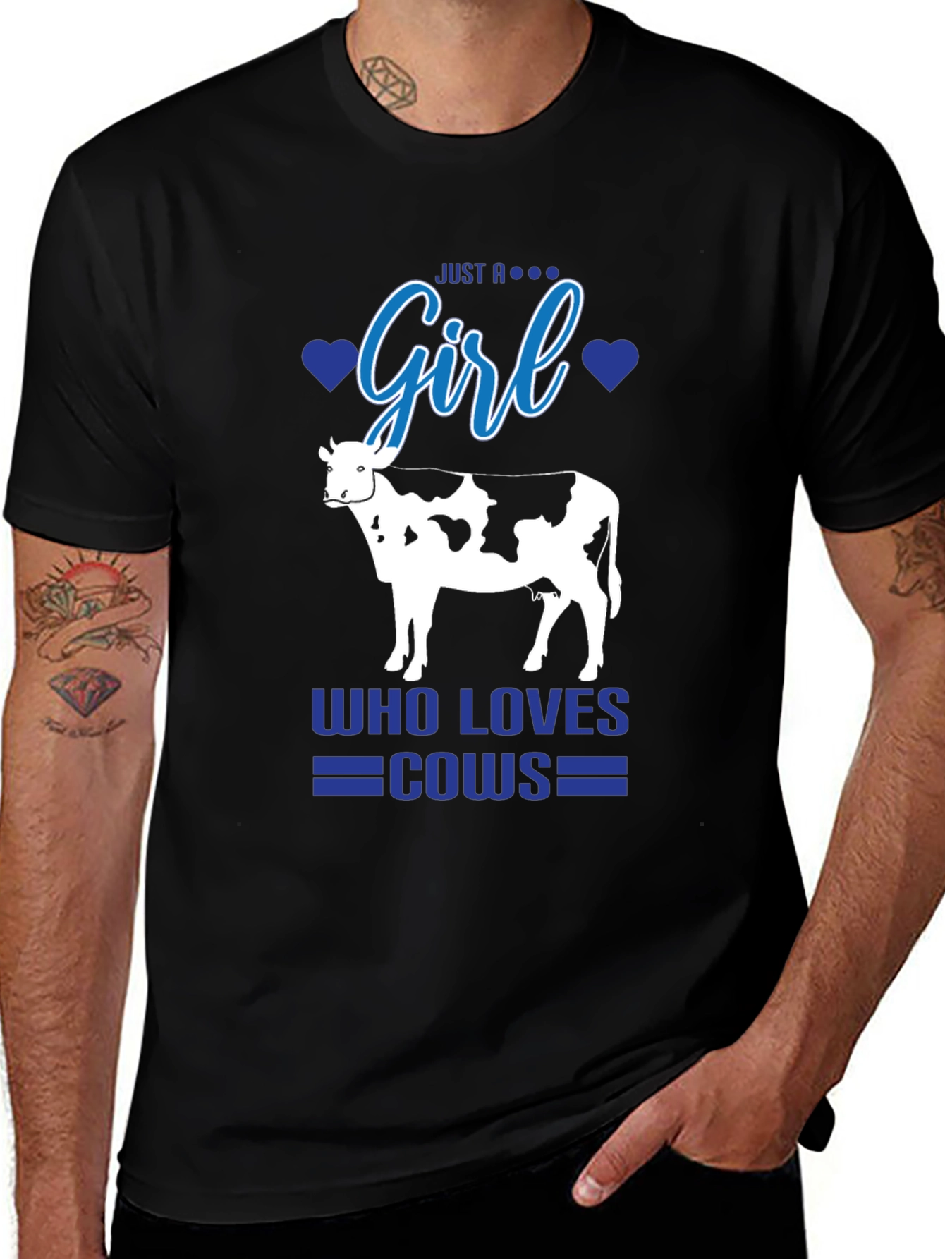 Just A Girl Who Loves Cows T-Shirt