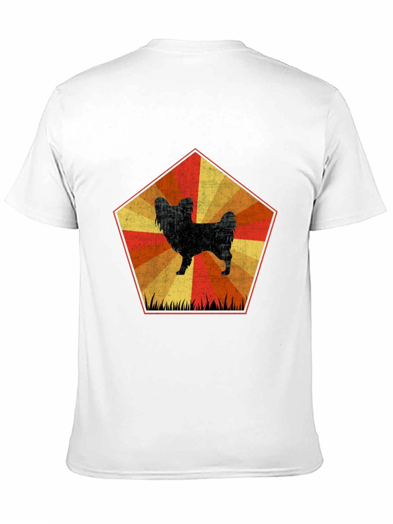 Retro Dog Graphic Tee - Unisex Black T-Shirt