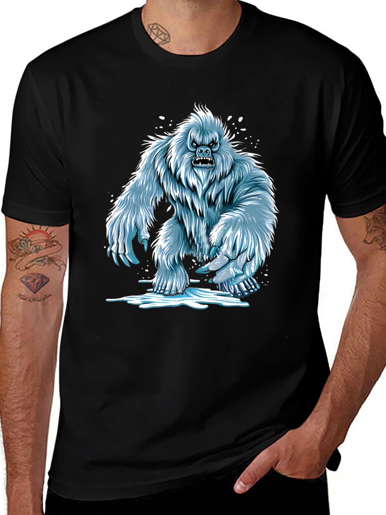 Yeti Graphic T-Shirt -  Cool Creature Tee