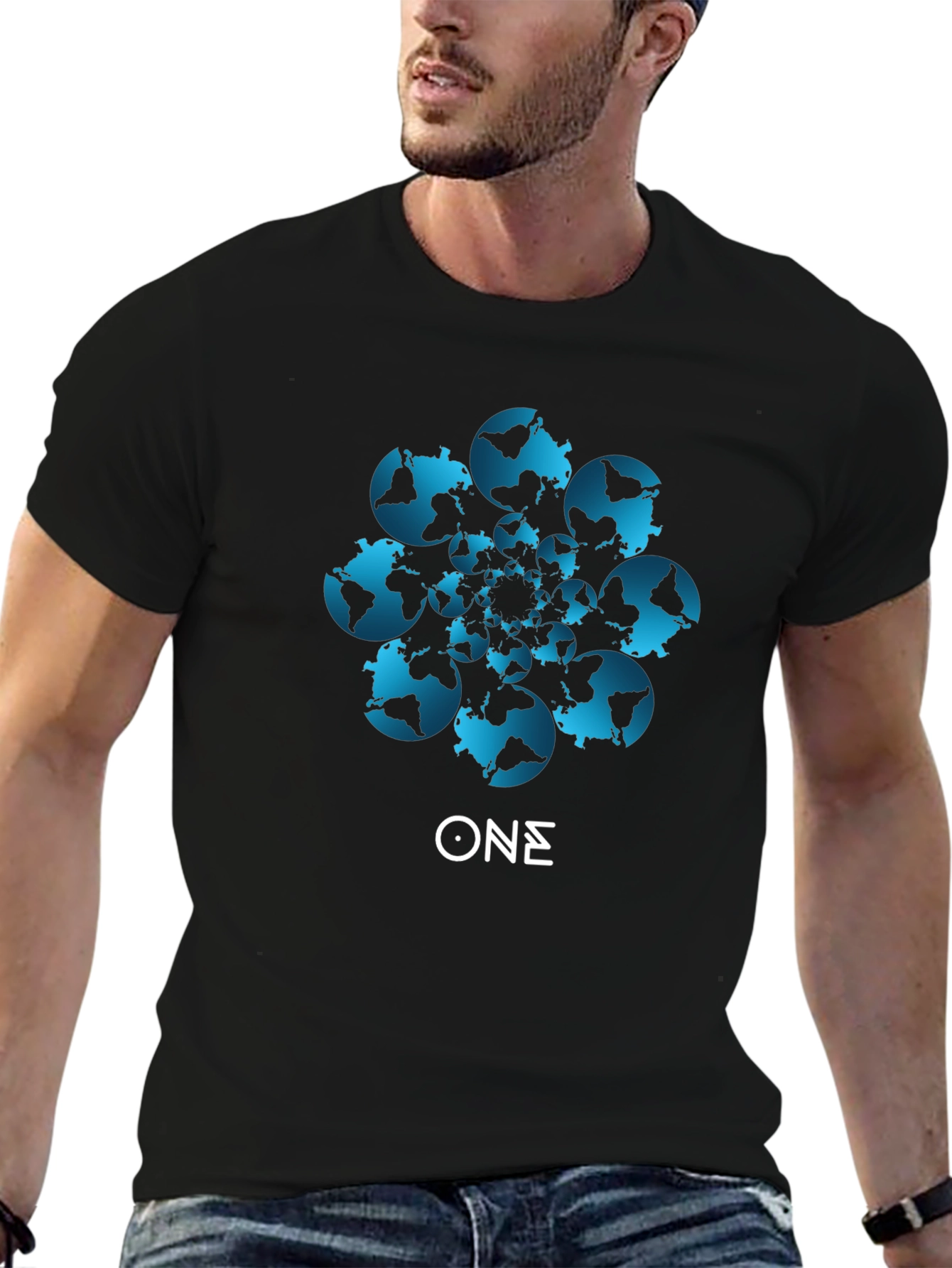 Unique One World Graphic T-Shirt