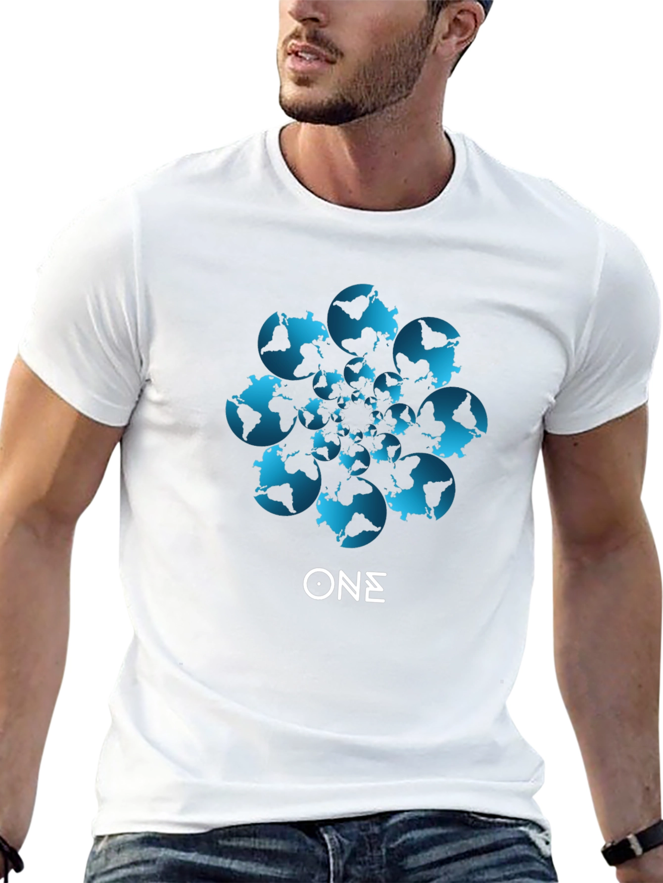 Unique One World Graphic T-Shirt