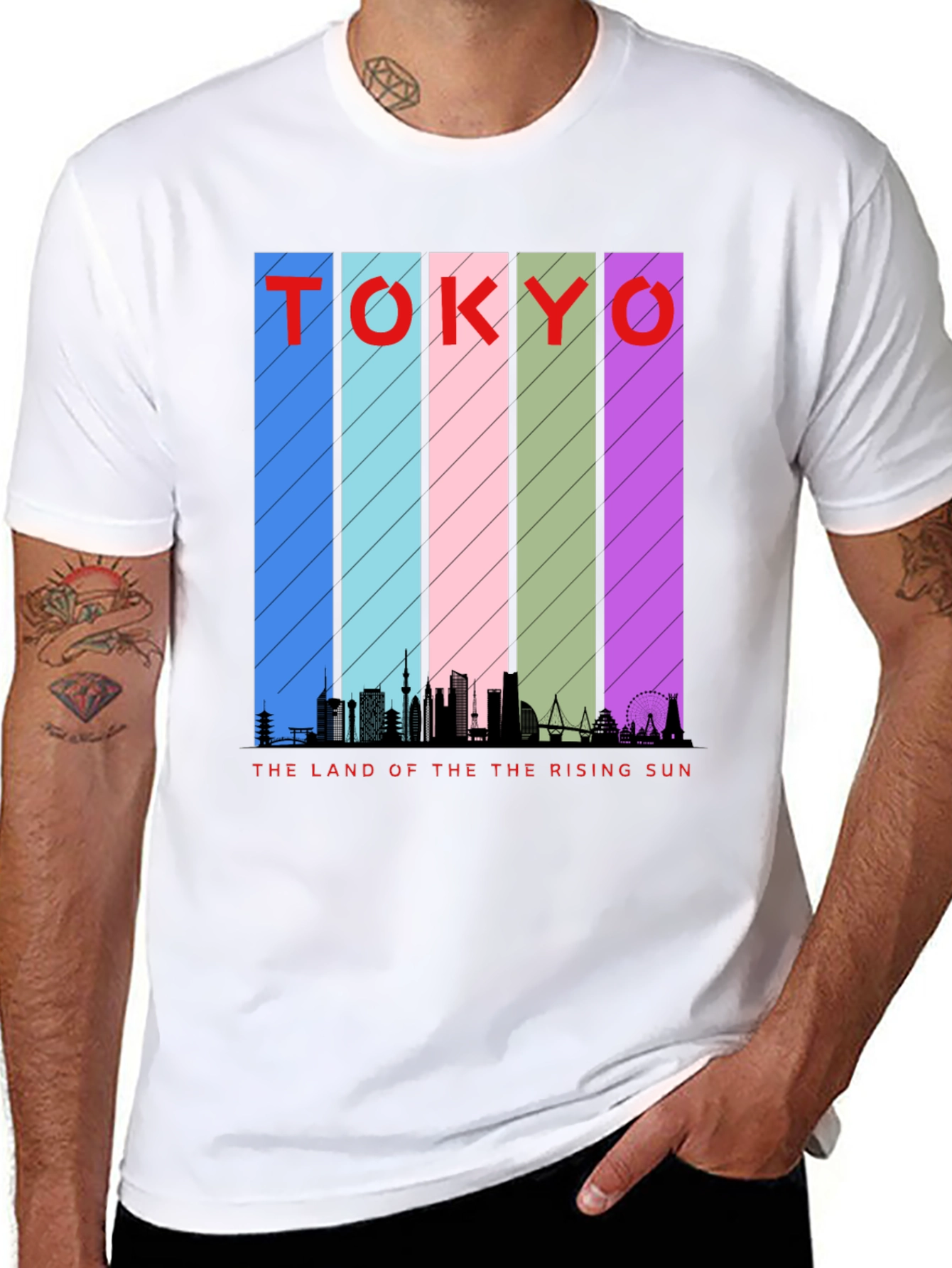 Tokyo Skyline Graphic T-Shirt
